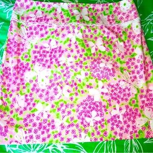 GUC Lilly Pulitzer skirt pink and green size 2